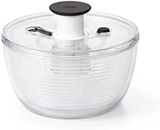 oxo good grips small salad herb spinner vegetable washer with strainer